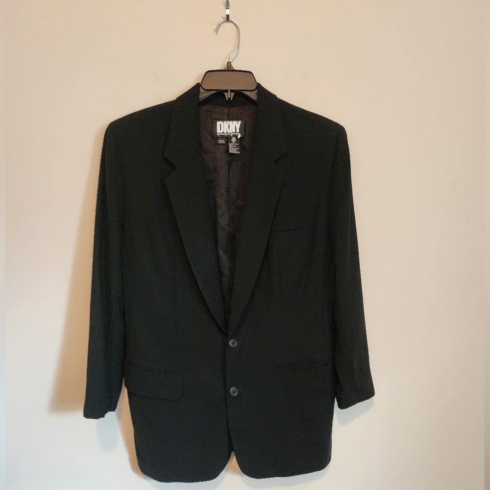 DKNY Y2K Vintage Wool Blazer |Size 8| Excellent Condition